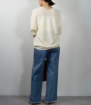 ホールガーメンVネックトニット