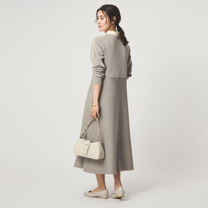 ハイショク エリツキ ニット ワンピース