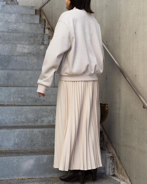 ラメプリーツフレアスカート