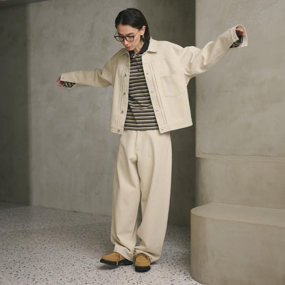 コットンツイルジャケット ウォッシャブル