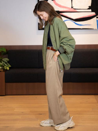 ワイドストレートパンツ