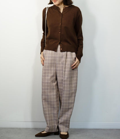 ふんわりタッチクルーネックカーディガン