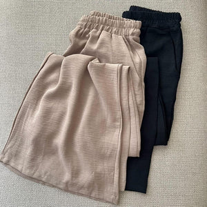 ノースリ ワイドスラックスセットアップ