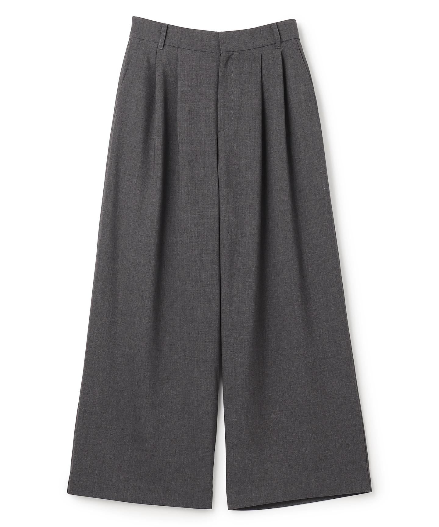 マイビューティ タックワイドパンツ