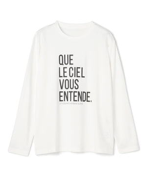 コットンスムース グラフィック ロンＴ