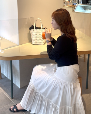 リラックスカットキャミ×カーディガン