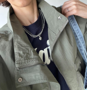 カーキショートブルゾン