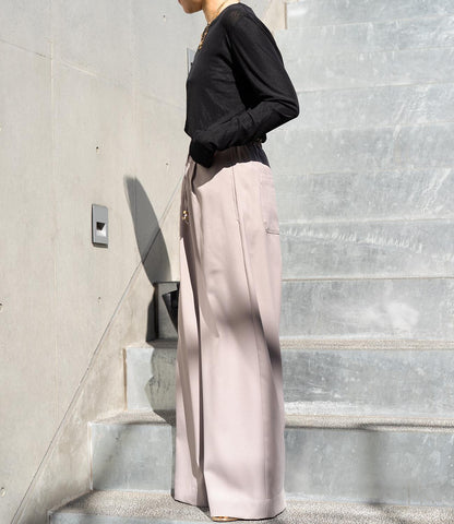 ダブルチュールカットソー