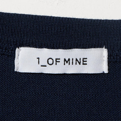 ＜1_OF MINE＞クルーネック ニット カーディガン