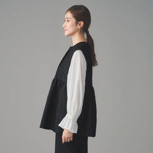 GISHA 2トーン ジャガード ベスト