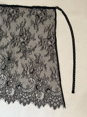 レイヤードエプロンスカート