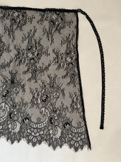 レイヤードエプロンスカート