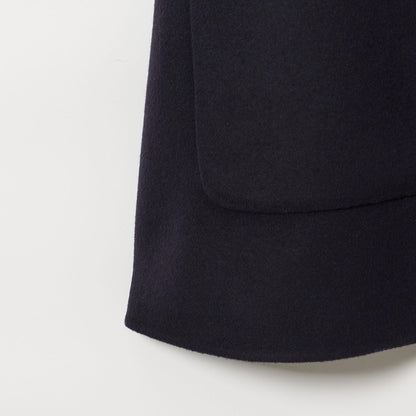 バイカラー リバー Aライン コート