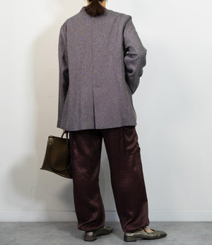 ツイードライクノーカラージャケット