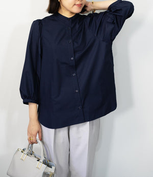 ギャザースリーブブラウス
