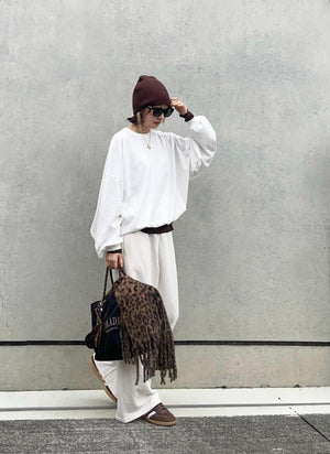 オーバーサイズスウェットシャツ