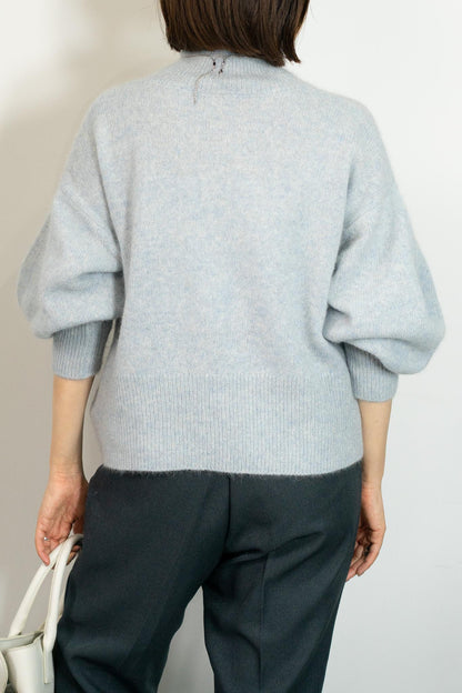 FOX混ボリュームスリーブニット