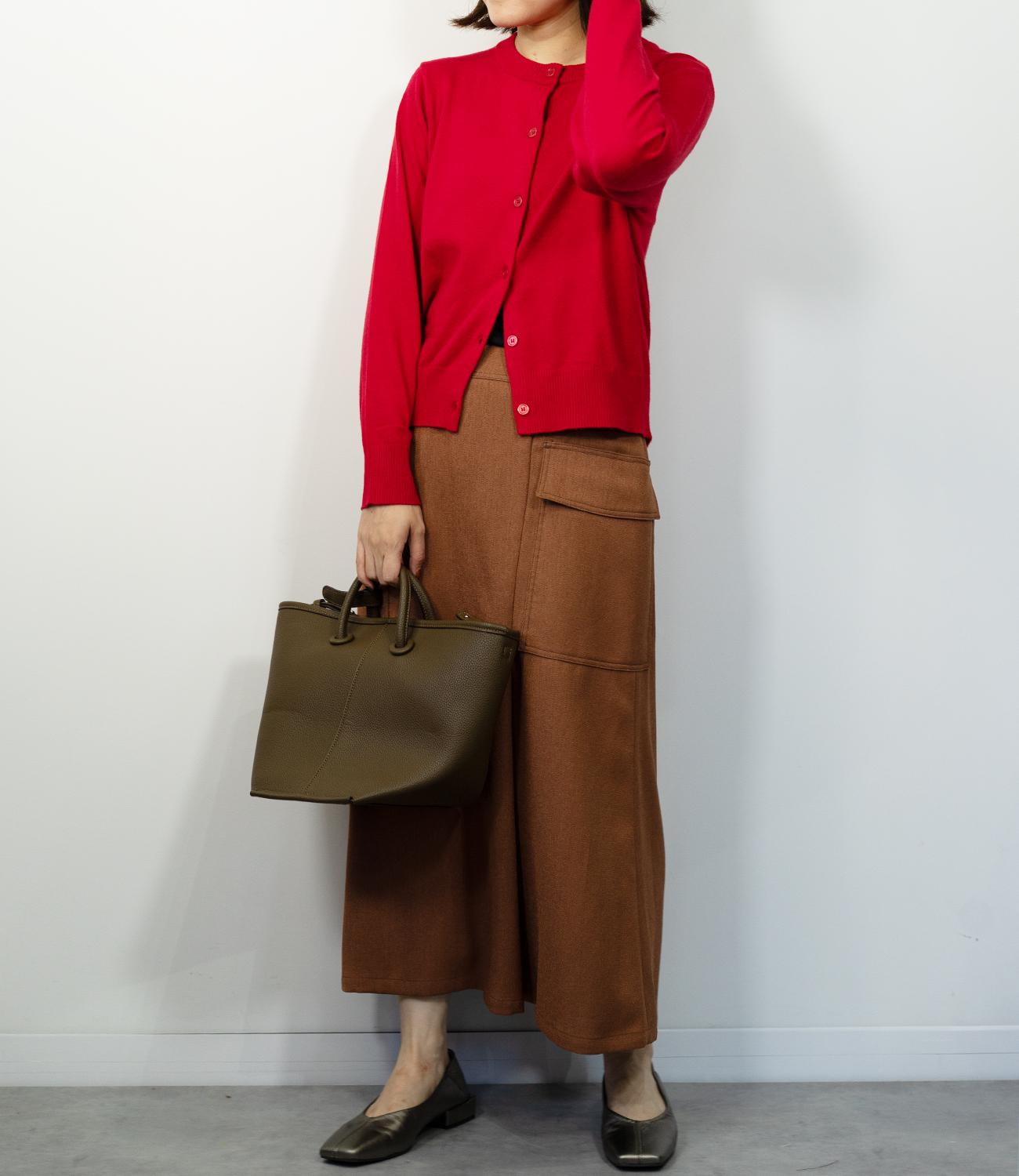 ふんわりタッチクルーネックカーディガン