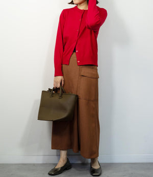 ふんわりタッチクルーネックカーディガン