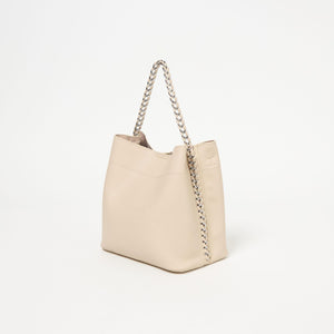 チェーンハンドル 2WAY スクエアバッグ ショルダーバッグ