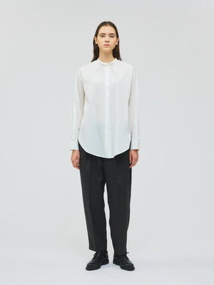 mizuiro ind リボンタイロングシャツ