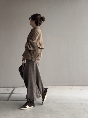 ヴィンテージウォッシュニットスカート