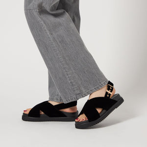 ベルベットクロス サンダル20