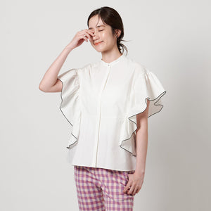 イージー フレアスリーブ ブラウス ‐撥水・UVカット・防シワ‐