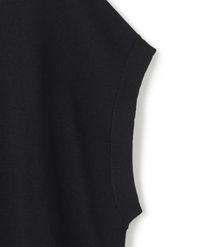 スゴ機能美ニット スリーブレスブルゾン