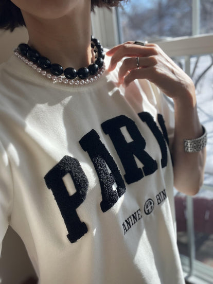 PARISパイルベロアTシャツ – &DROBE (アンドローブ) PARISパイルベロアTシャツ – &DROBE (アンドローブ)