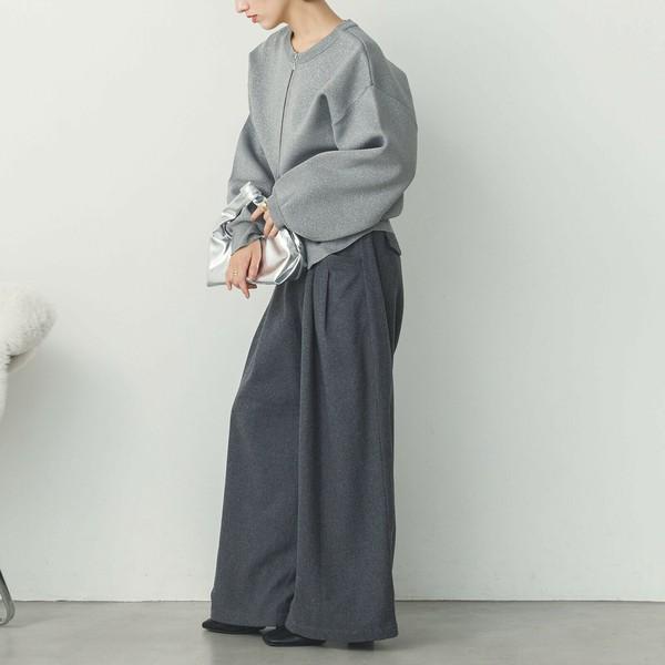 ダブルジップニットブルゾン