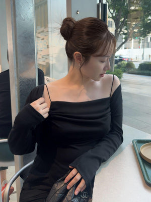 リラックスカットキャミ×カーディガン