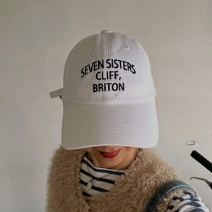 レタリング刺繍キャップ