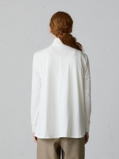 MidiUmi ハイネックフレアプルオーバー