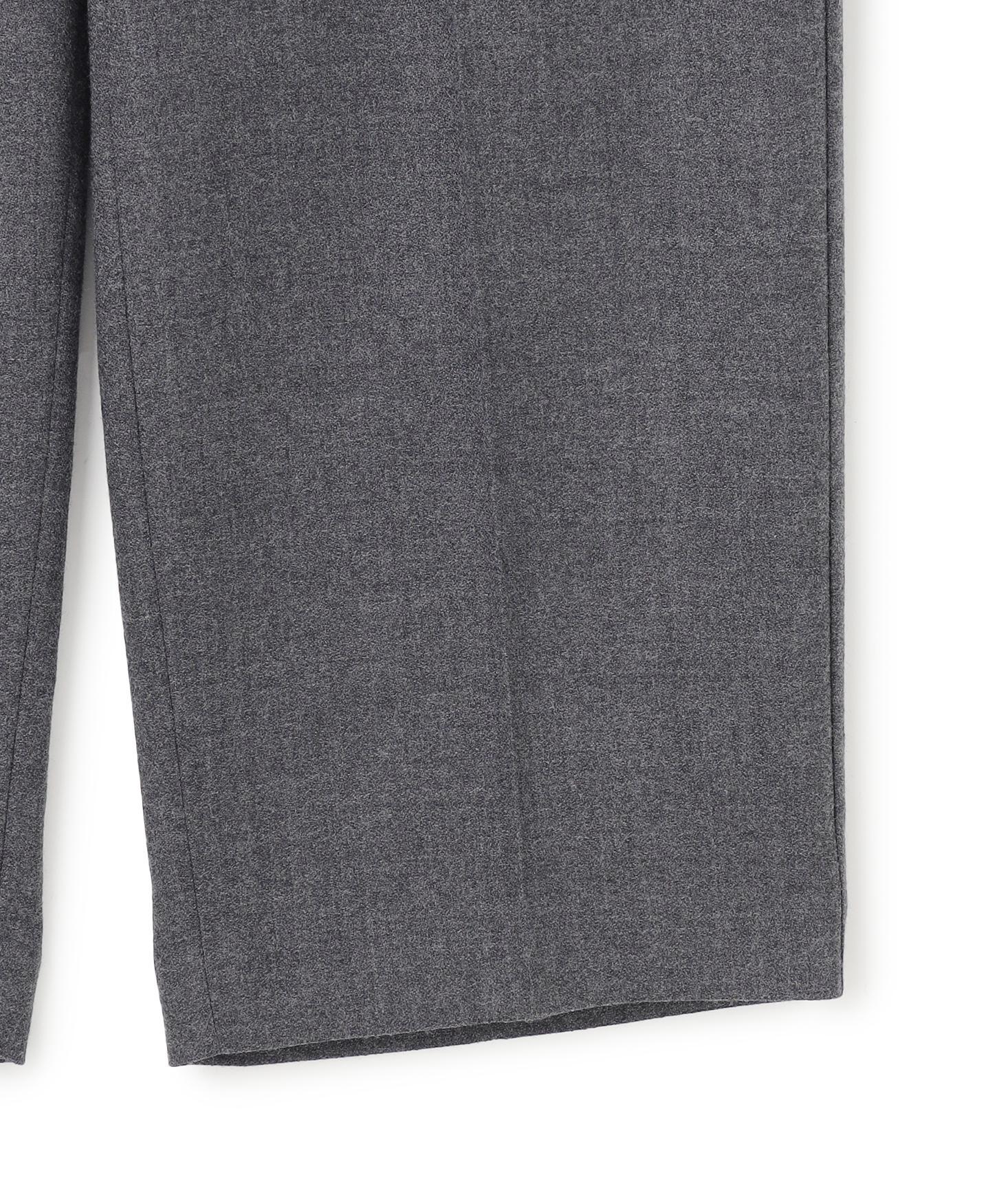 TERNES / 変形タックウールワイドパンツ