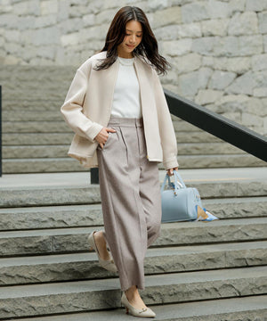 メタルアクセント ボストンバッグ