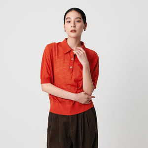 ポロショートスリーブニット ウォッシャブル