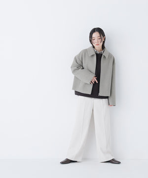 ＜朝比奈 彩さんコラボ＞ステンカラージップブルゾン