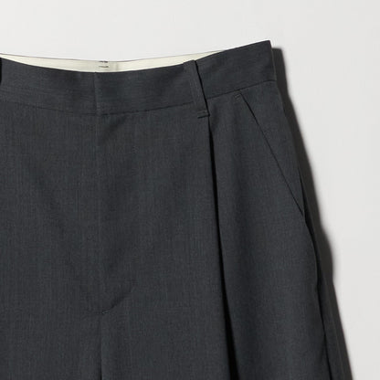 毛ポリエステル カーブパンツ ウォッシャブル