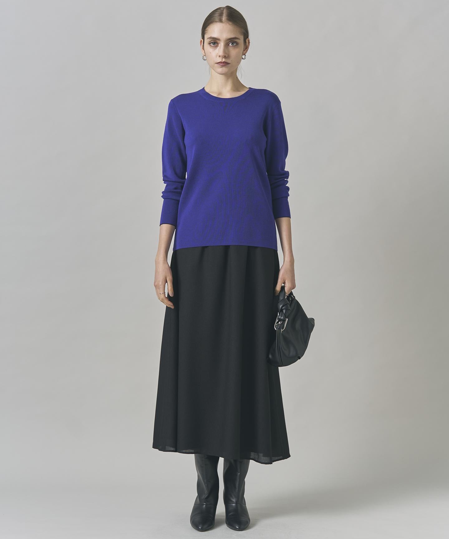 エクストラファインメリノ クルーネックプルオーバー