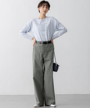 レタープリント ロンTEE