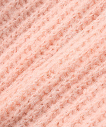 クロップドアゼフォルムニット