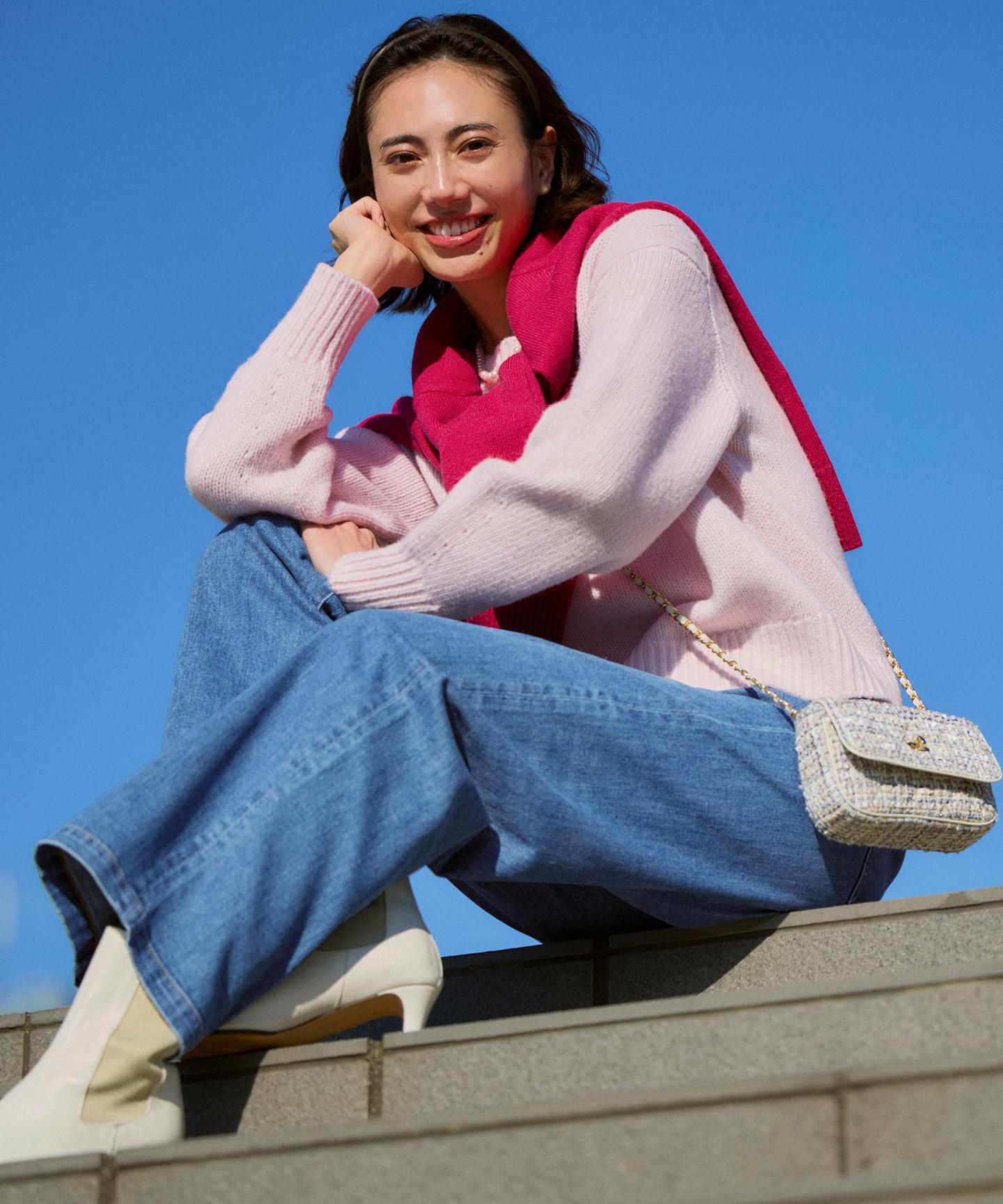 GIOLICA ツイードミニ ショルダーバッグ