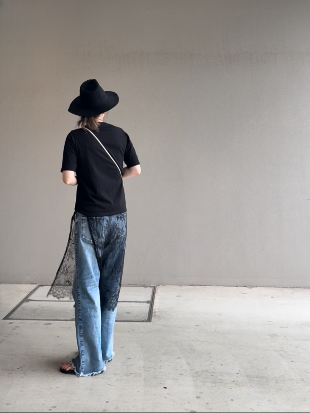 レイヤードエプロンスカート