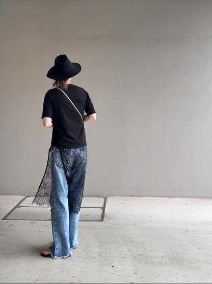 レイヤードエプロンスカート