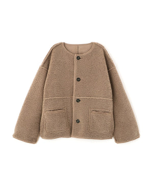 リバーシブルフェイクスウェードコート