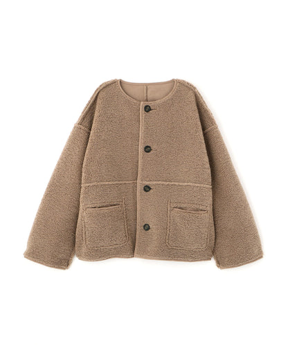 リバーシブルフェイクスウェードコート