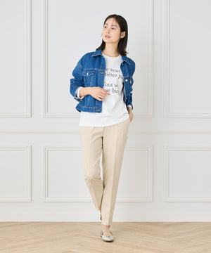 美脚テーパードパンツ