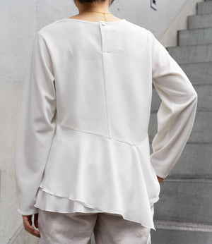 ドッキングイレヘムブラウス