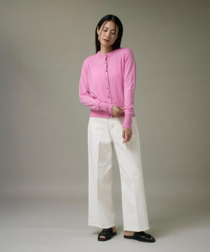 クルーネックニットカーデ《Melty air wool》